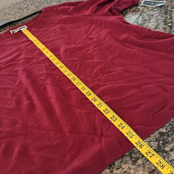 Karen Scott burgundy Core Tshirt NWT 3X - Picture 9 of 11